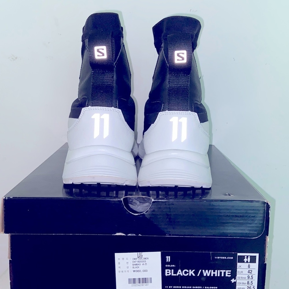 11 by Boris Bidjan Saberi x Salomon Gore-Tex Techwear hightop 👟 42EU blk/white
